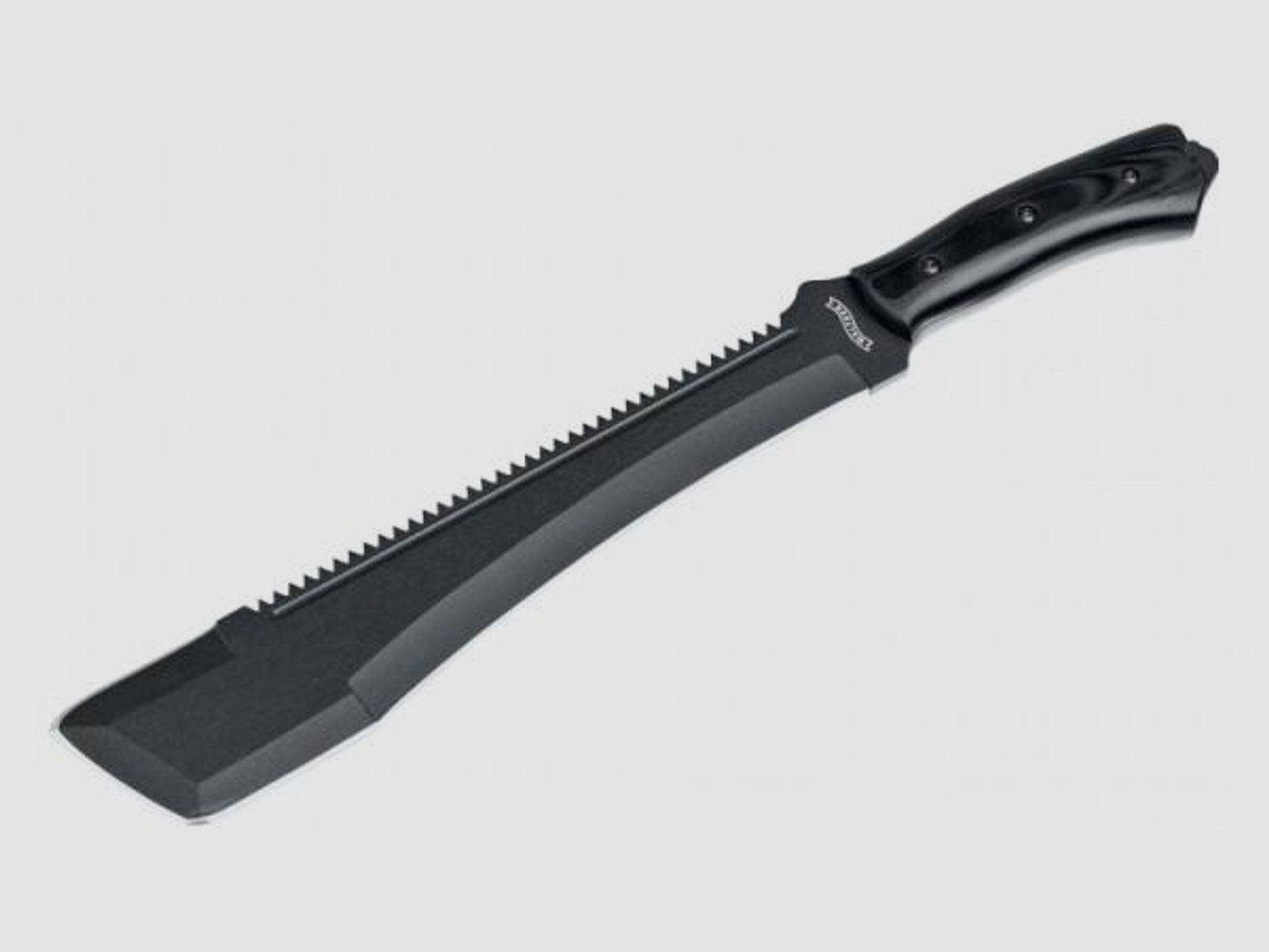WALTHER Feststehendes Messer Machete MSM BLACK 30cm Klinge -1065 CarbonStahl