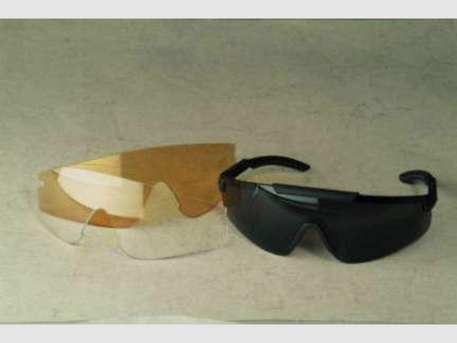 Diverse Schutzbrille SWISS EYE Schießbrille Raptor grau/gelb/orange    (TAN)