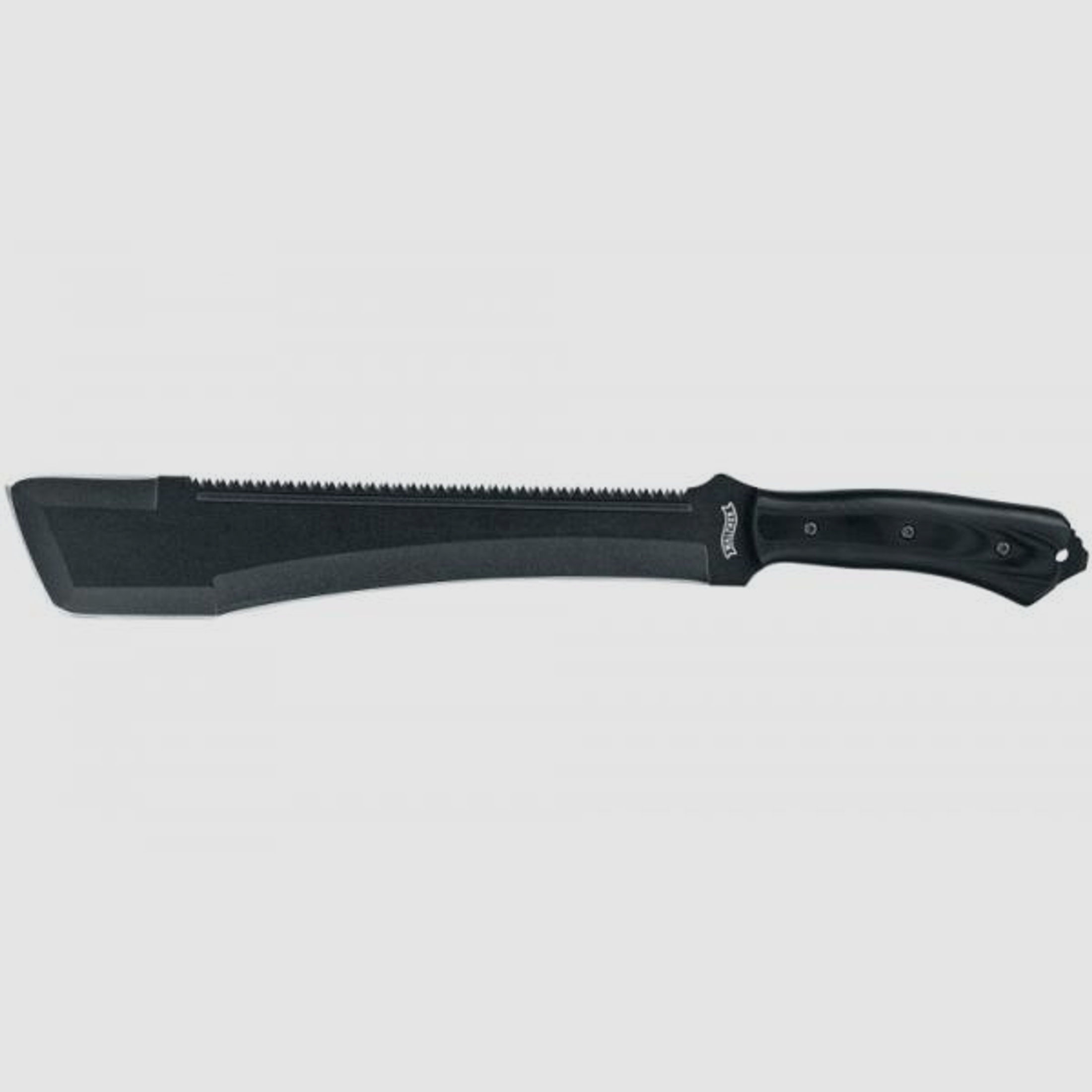WALTHER Feststehendes Messer Machete MSM BLACK 30cm Klinge -1065 CarbonStahl