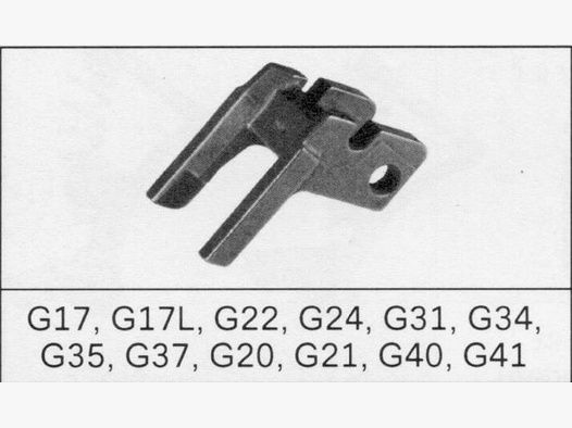 GLOCK Tuning/Ersatzteil f. Pistole Verriegelungsblock #22 Gen3/4 f. 17,20, 34,35 u.a.