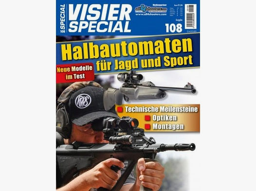 VISIER Zeitschrift Special 108 Halbautomaten f. Jagd+Sport