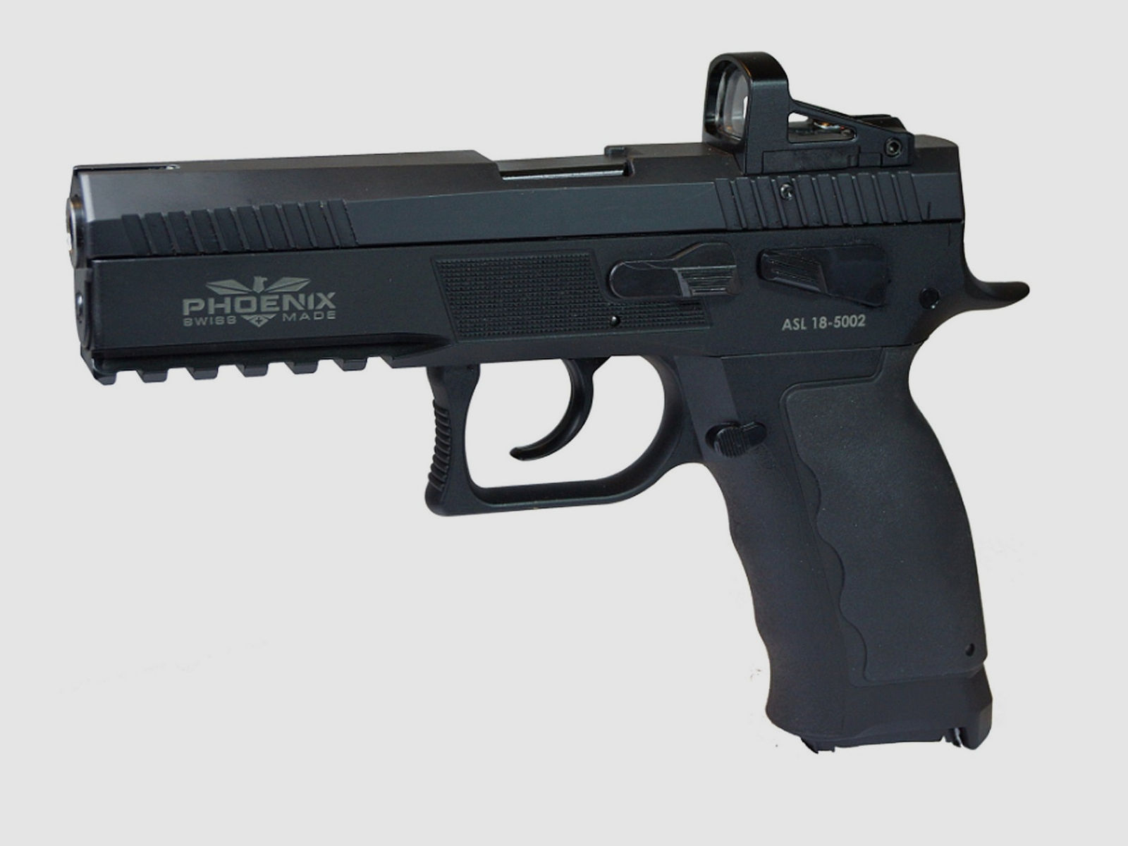 PHOENIX SwissMade Pistole Mod. Redback SHIELD -5' 9mmLuger