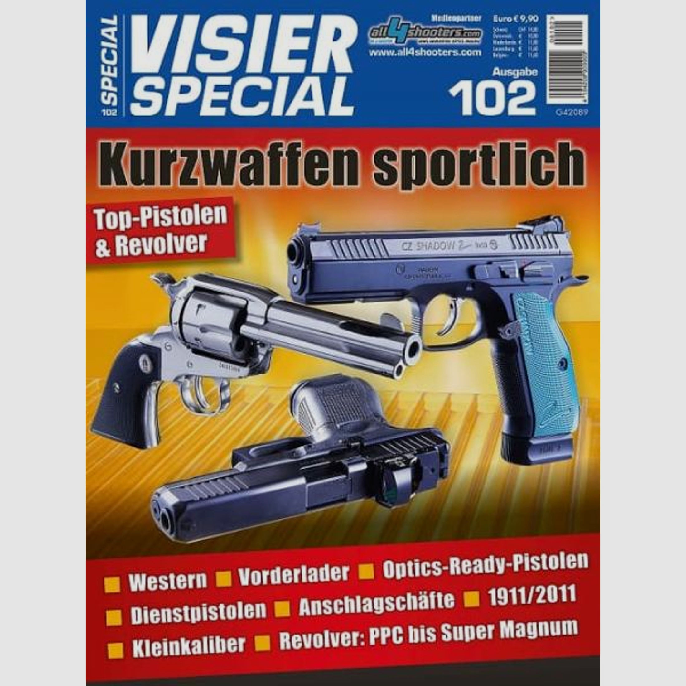 VISIER Zeitschrift Special 102 Kurzwaffen Sportlich