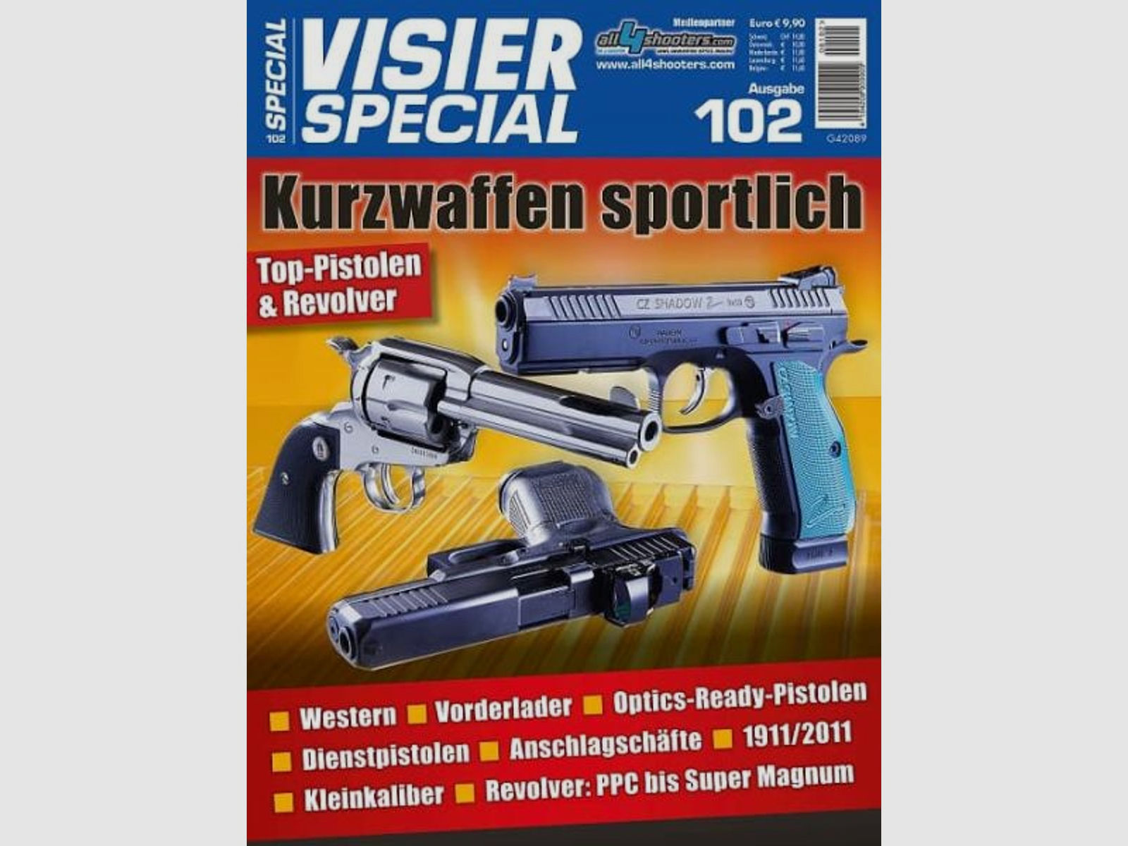 VISIER Zeitschrift Special 102 Kurzwaffen Sportlich