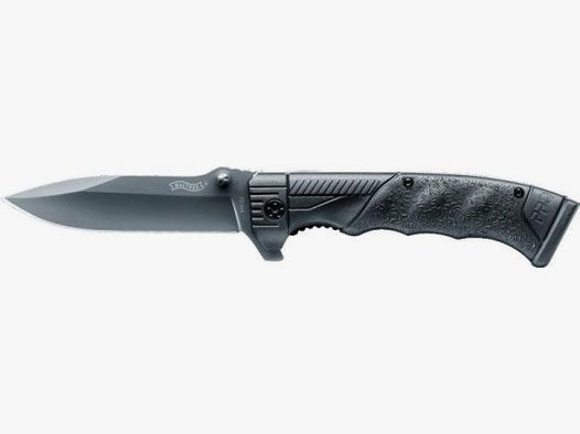 WALTHER Einhandmesser PPQKnife 9,5 cm, schwarzer Griff