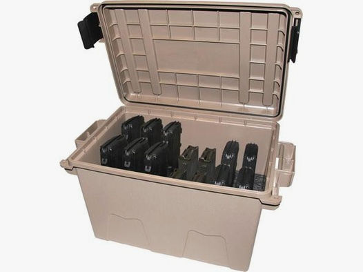 MTM Munitionskoffer Munitions-Transportbox FDE 'Ammo Can'  bis zu 14 Mag. 308