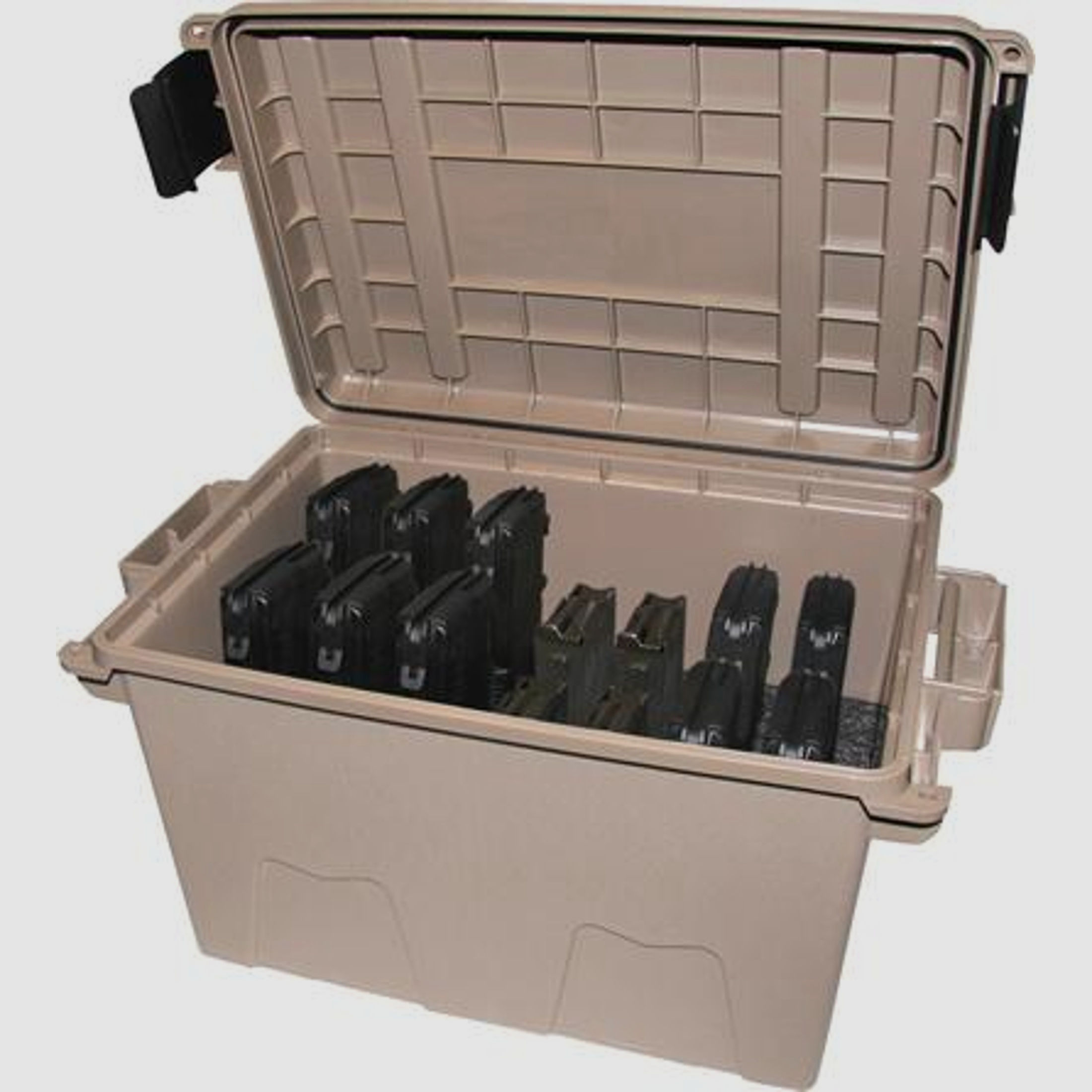 MTM Munitionskoffer Munitions-Transportbox FDE 'Ammo Can'  bis zu 14 Mag. 308