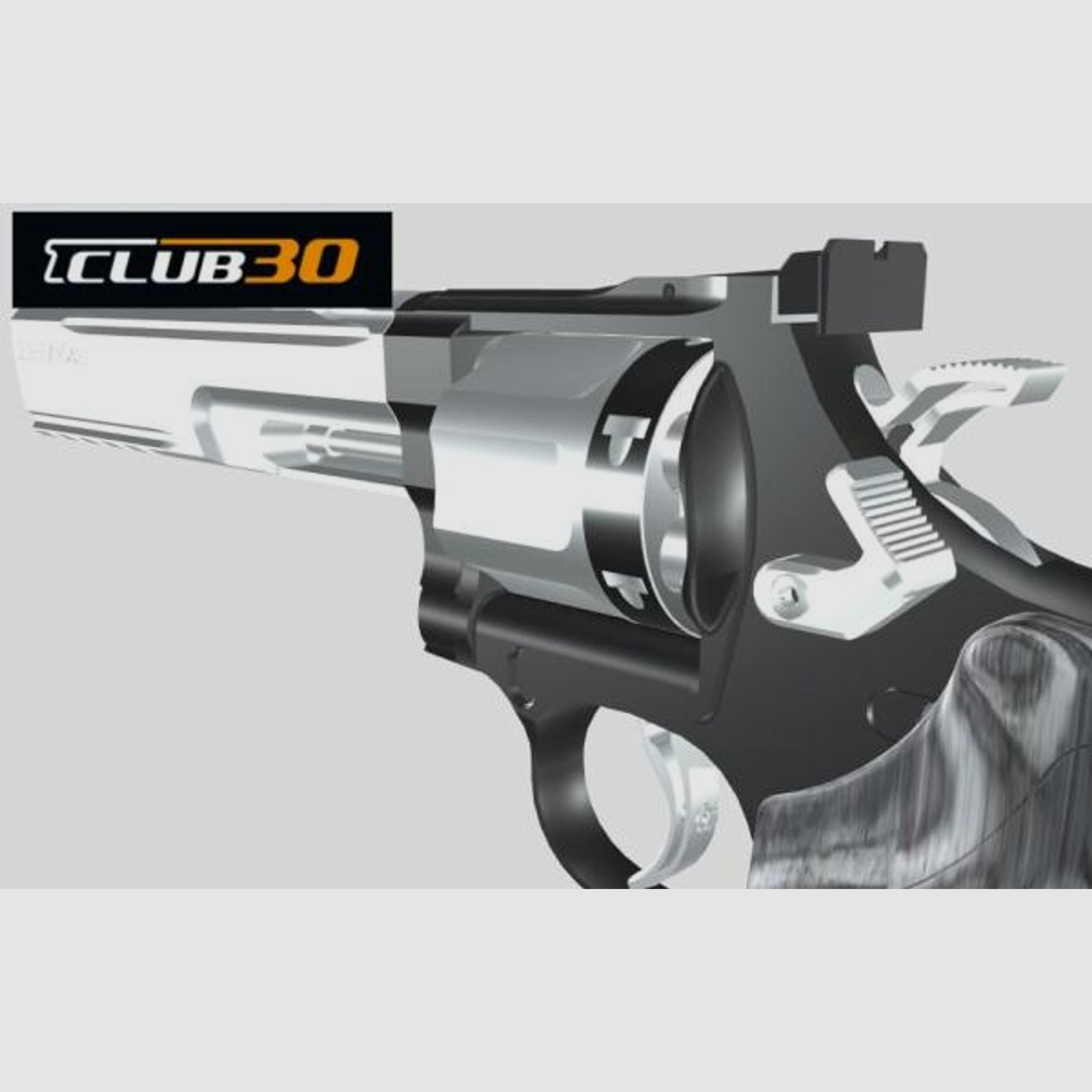 CLUB 30 Tuning/Ersatzteil f. Revolver Trommelschieber S&W u.a. Ar-Trade II    -stainless