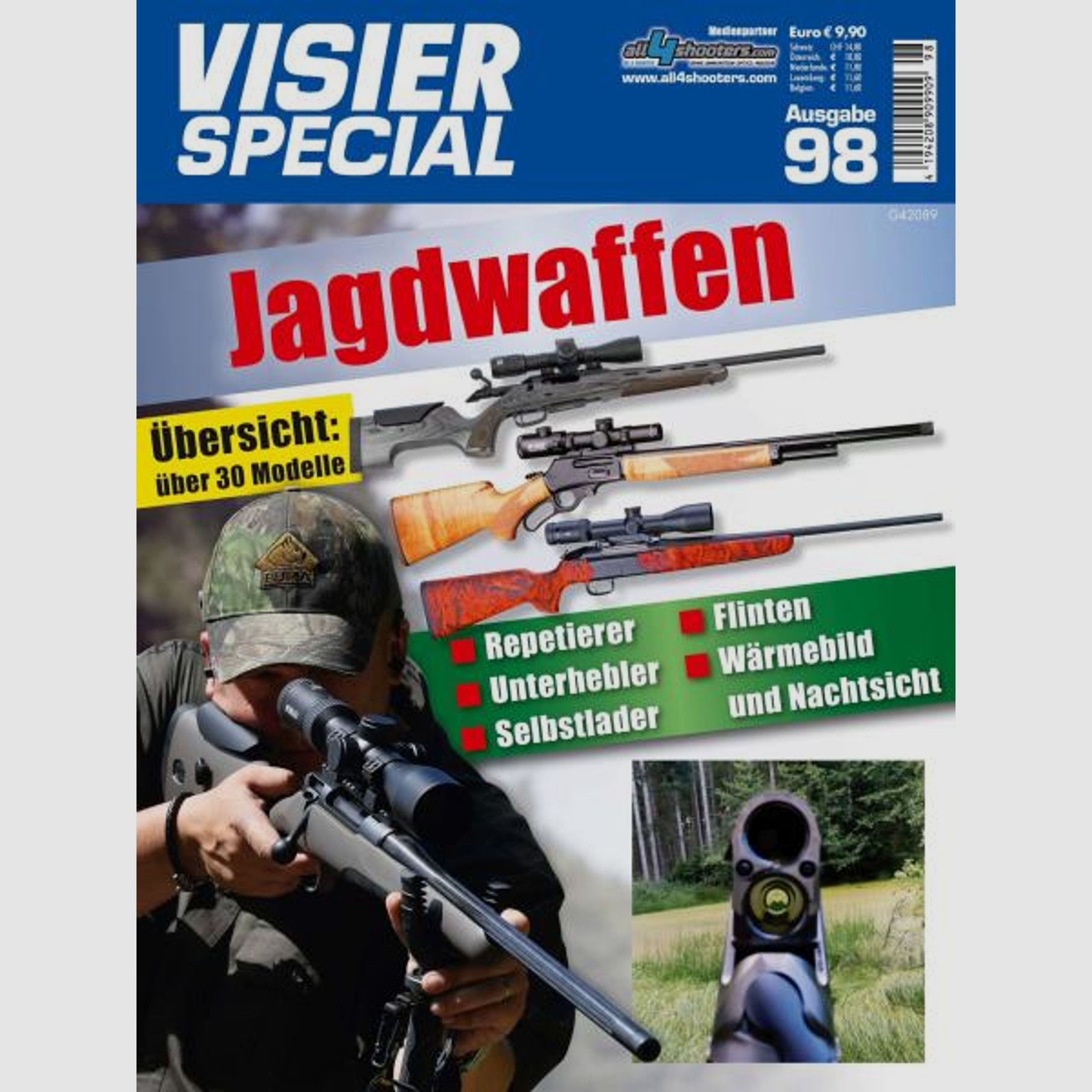 VISIER Zeitschrift Special 98 Jagdwaffen