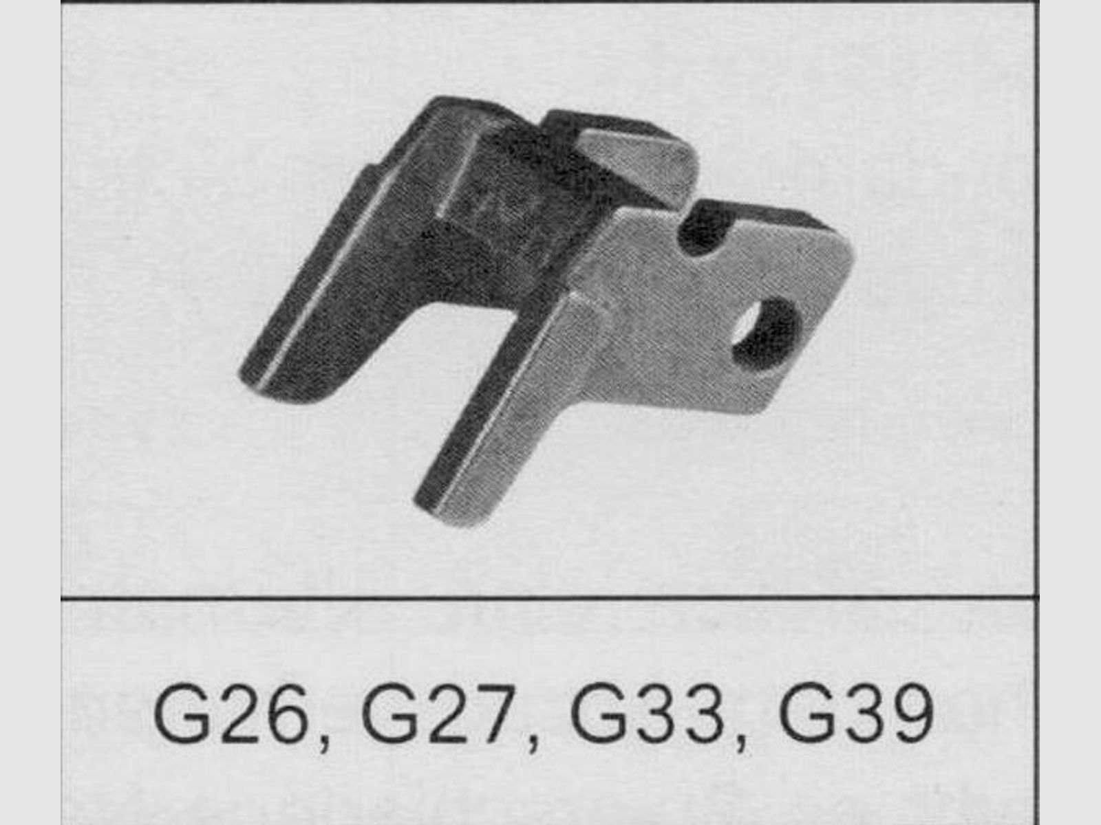 GLOCK Tuning/Ersatzteil f. Pistole Verriegelungsblock #22 Gen3/4 f. 26,27,33,39 u.a.