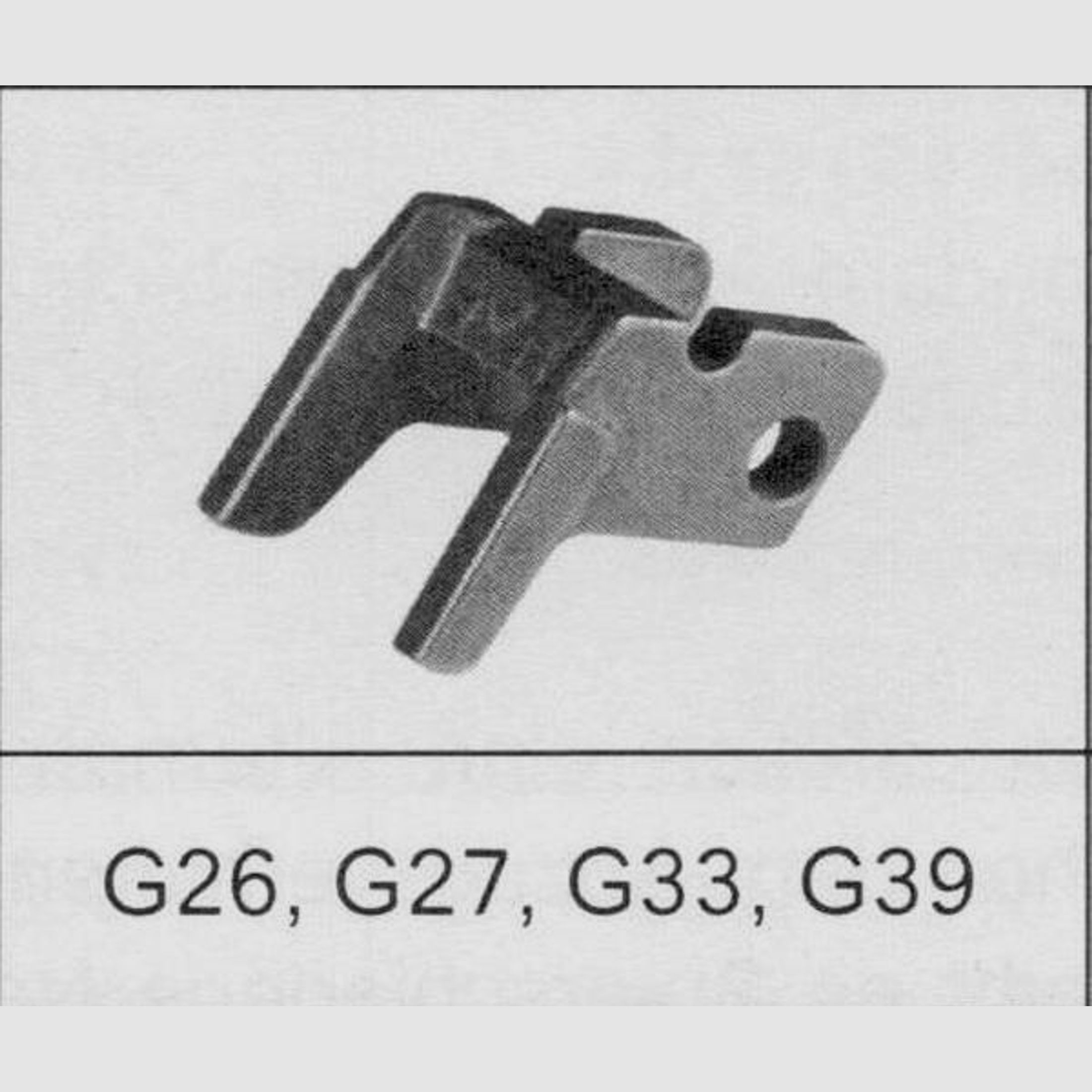 GLOCK Tuning/Ersatzteil f. Pistole Verriegelungsblock #22 Gen3/4 f. 26,27,33,39 u.a.