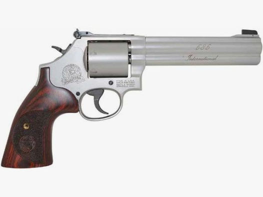SMITH & WESSON Revolver Mod. 686 -6' International .357Mag   matt -UNGEFLUTET