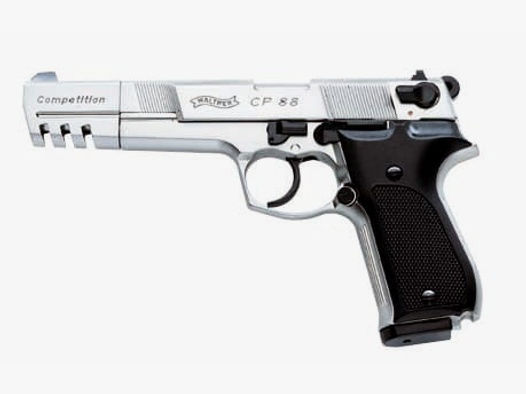 WALTHER CO2 Waffe Pistole CP88 -5,6' Kal. 4,5mm Nickel
