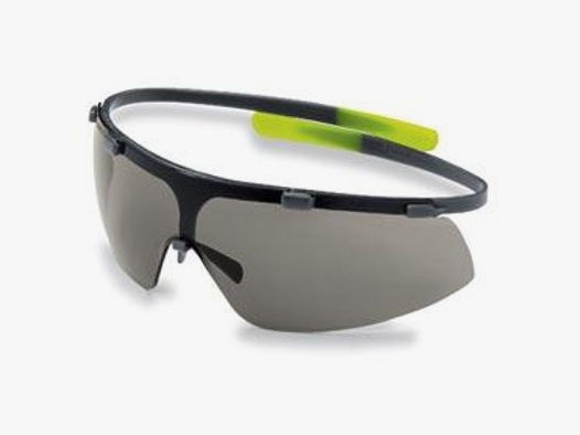 UVEX Schutzbrille Super G Schießbrille grau/grün Scheibe: anthraz.