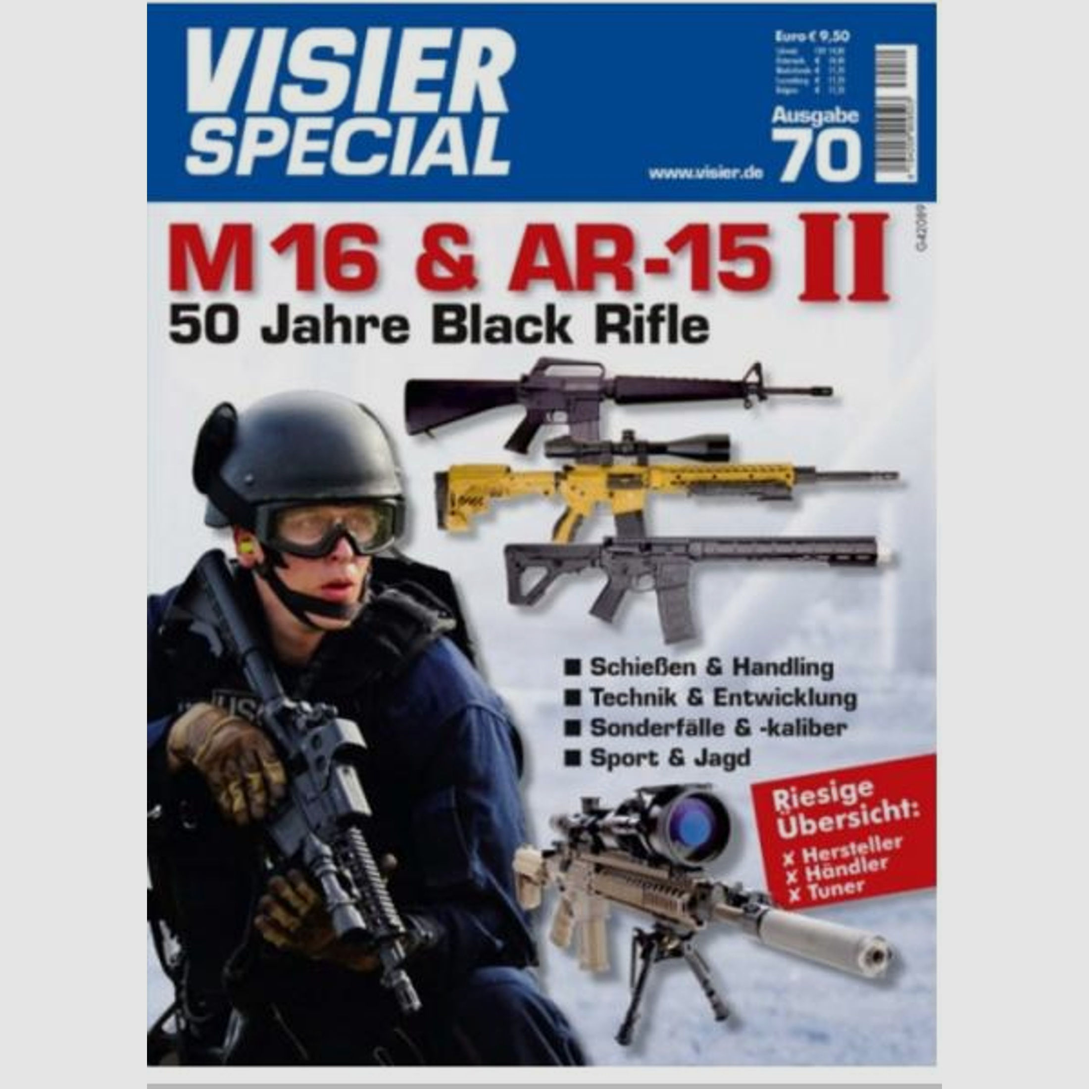 VISIER Zeitschrift Special 70 M16 & AR-15  II