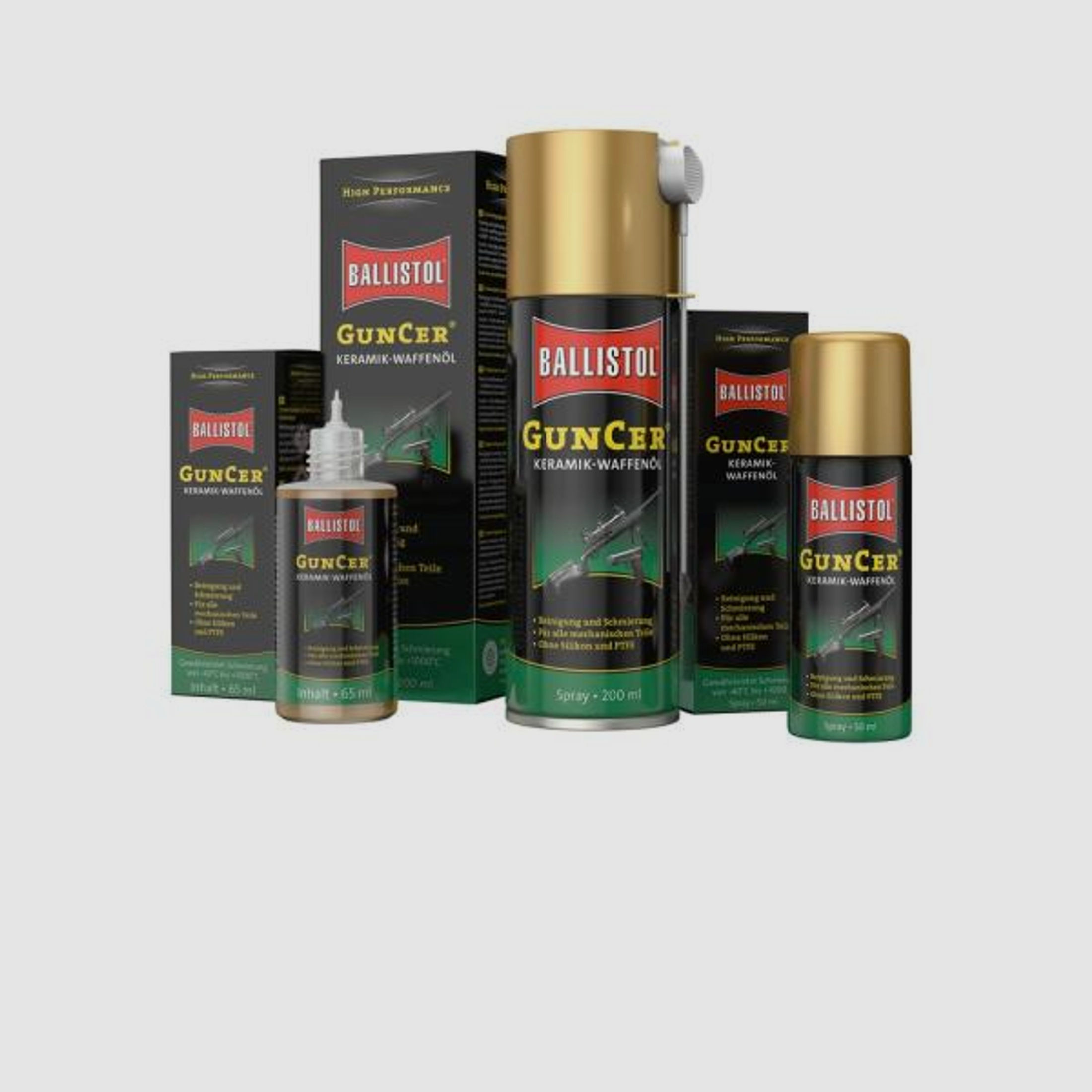 BALLISTOL Fett/Reiniger/Öl GunCer Keramik-Öl  50ml Spray