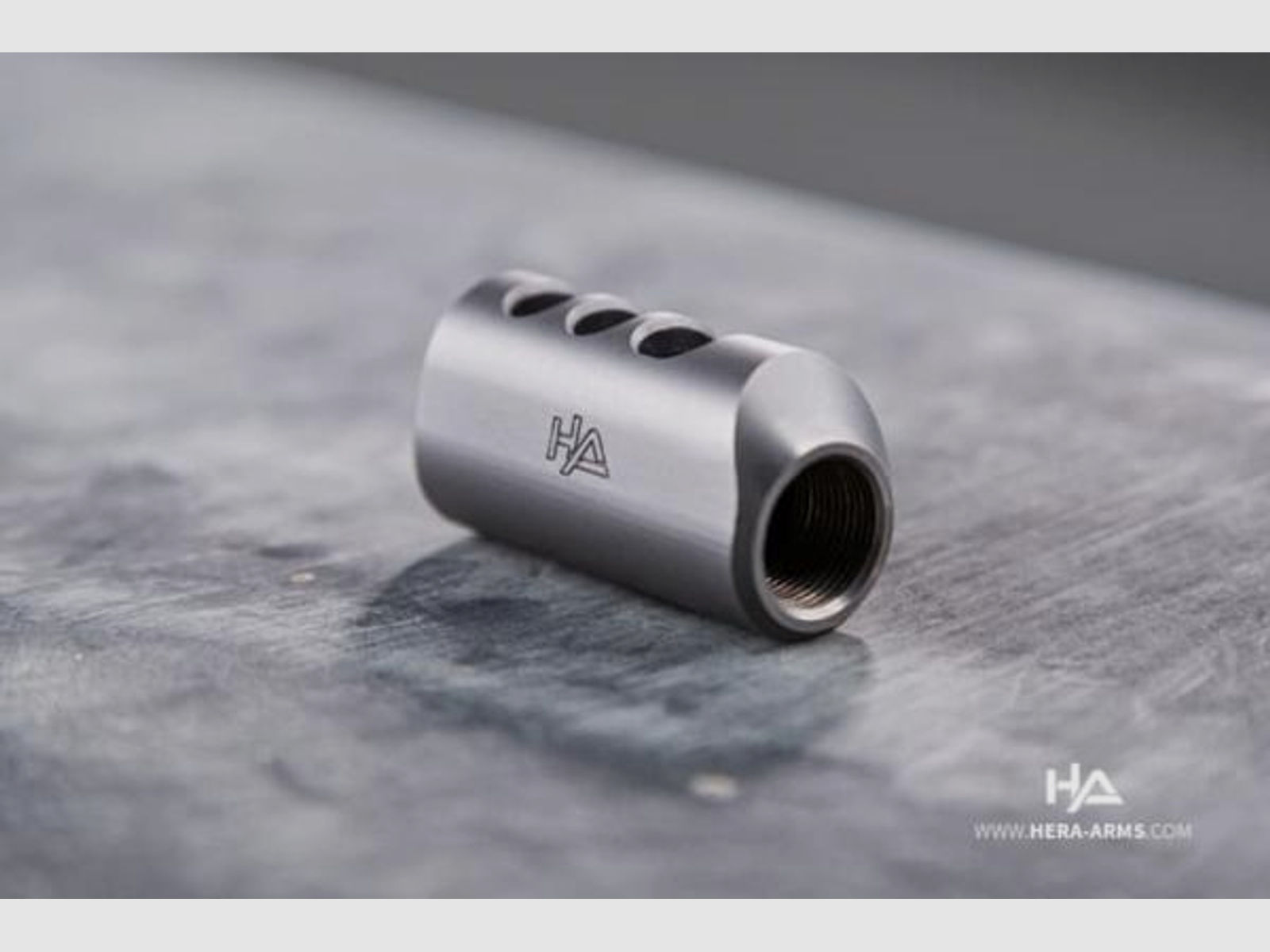 HERA-Arms Tuning/Ersatzteil f. Langwaffe Mündungsbremse 5/8x24 UNEF PCC Pistol Competition TI -9mm