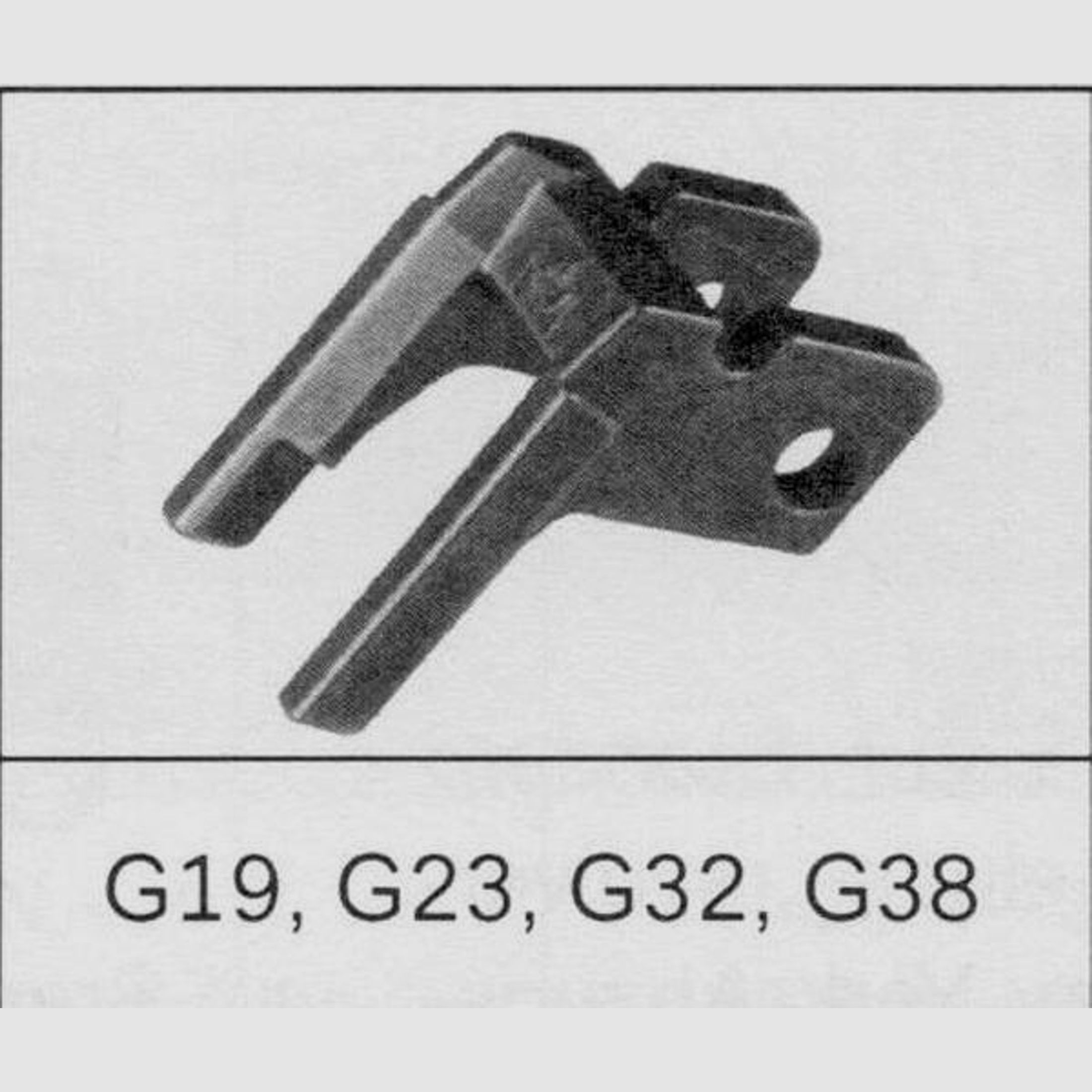 GLOCK Tuning/Ersatzteil f. Pistole Verriegelungsblock #22 Gen3 f. 19,23,25,32,38