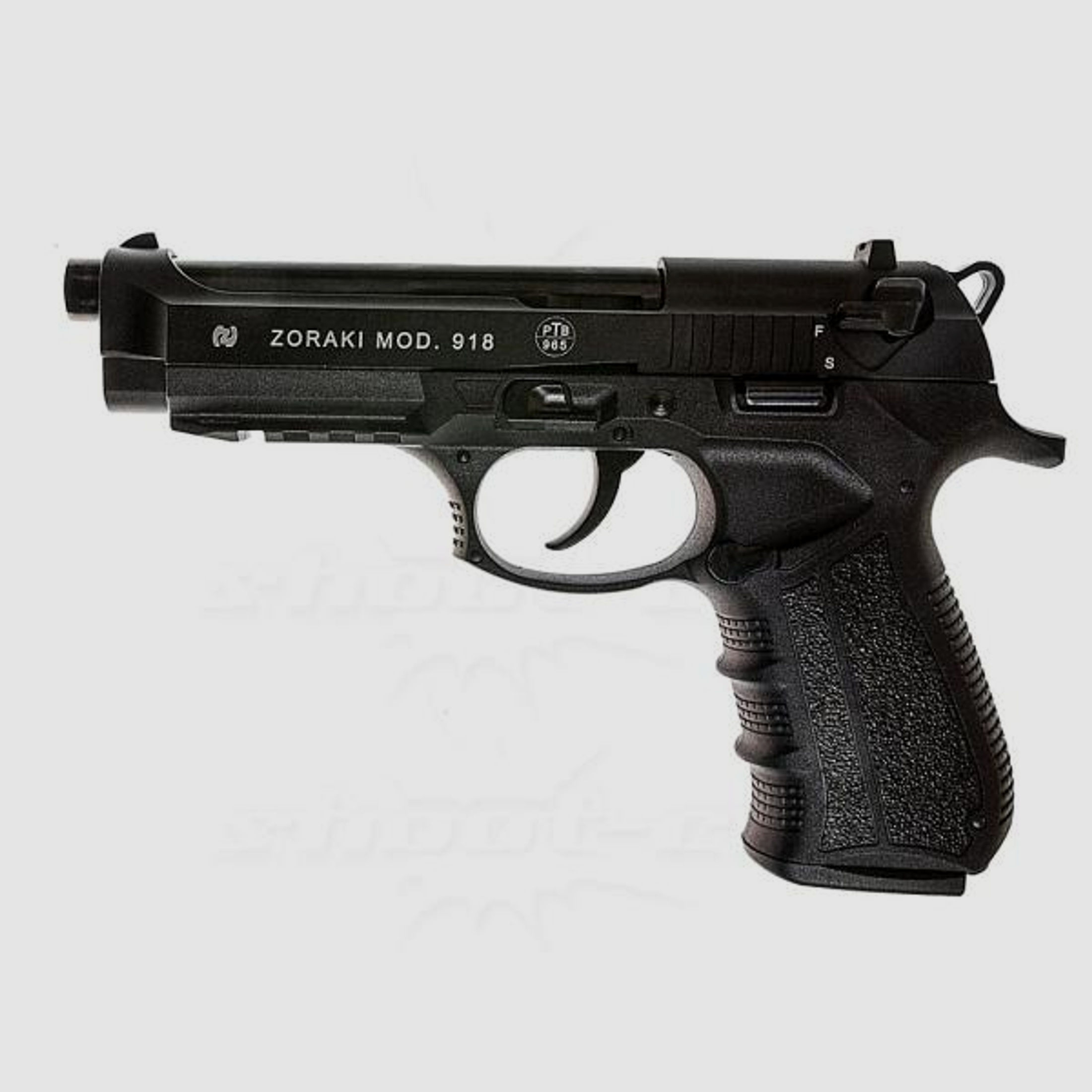 ZORAKI Gaspistole (SRS) 918 'BERETTA'-Style Kal. 9mm P.A. schwarz