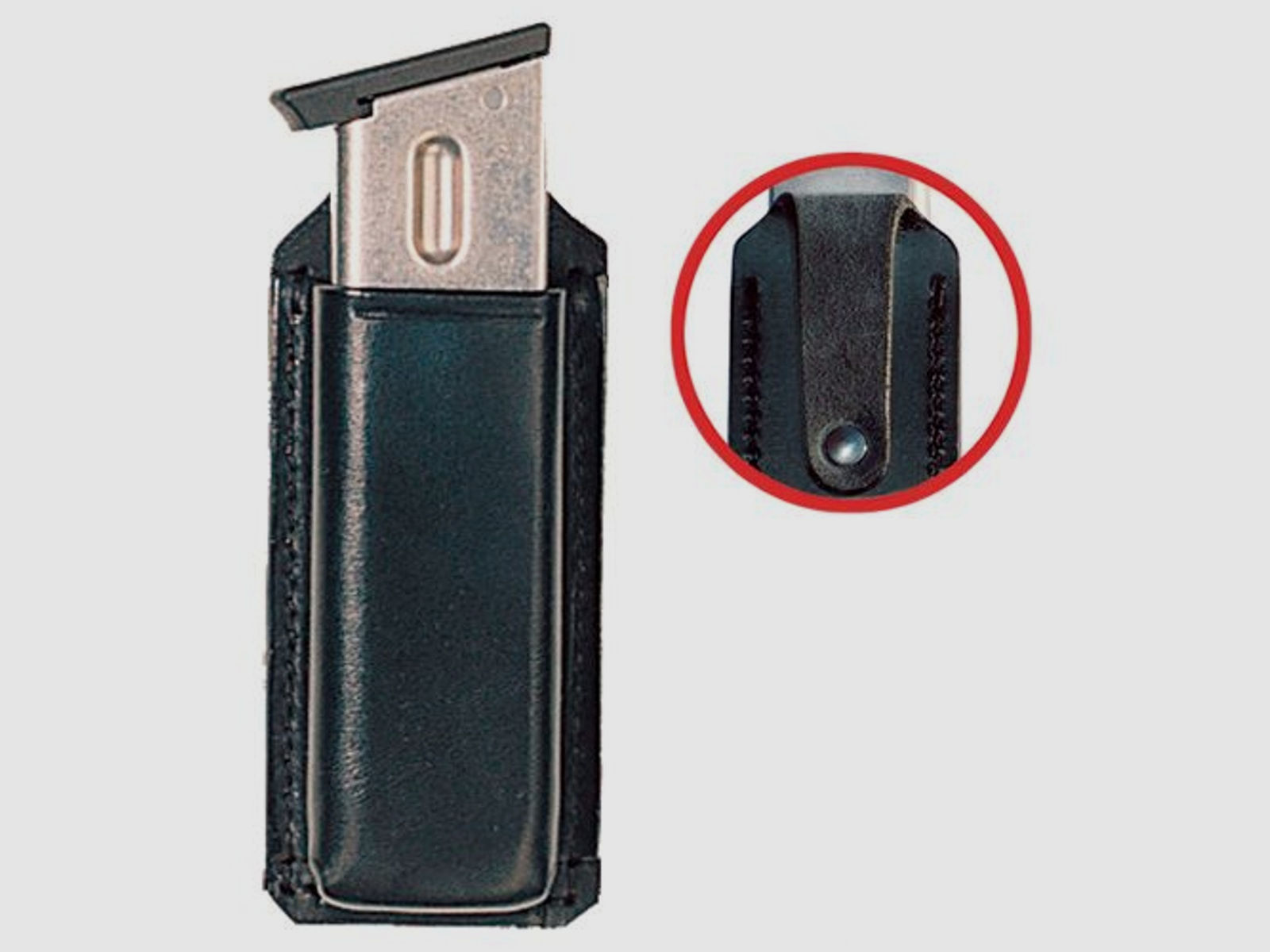 SICKINGER Magazintasche f. Glock 20/21 - USP 45 63835 Single Box Loop braun