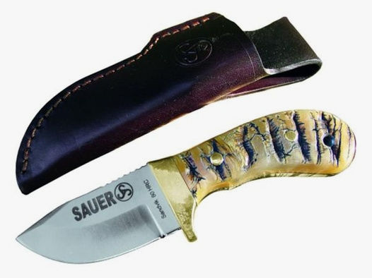 SAUER Feststehendes Messer Jagd-Messer MUFFLON 7,5cm  'BallPoint'-Klinge