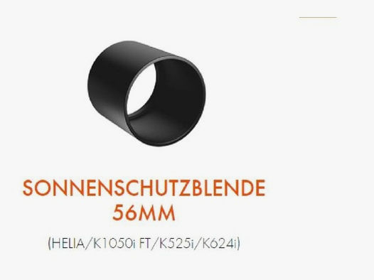 KAHLES Zubehör für Zielfernrohre Sonnenblende 56mm f. K525i/K624i/K1050/Helia