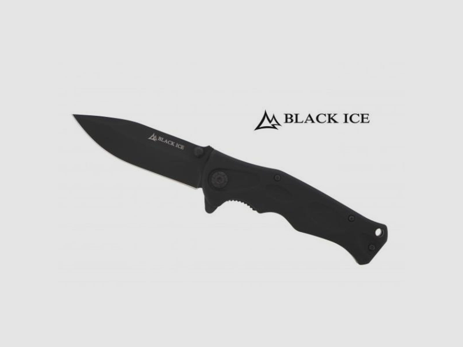 Diverse Einhandmesser BLACK ICE Penta 8,5cm Klinge 420er Stahl