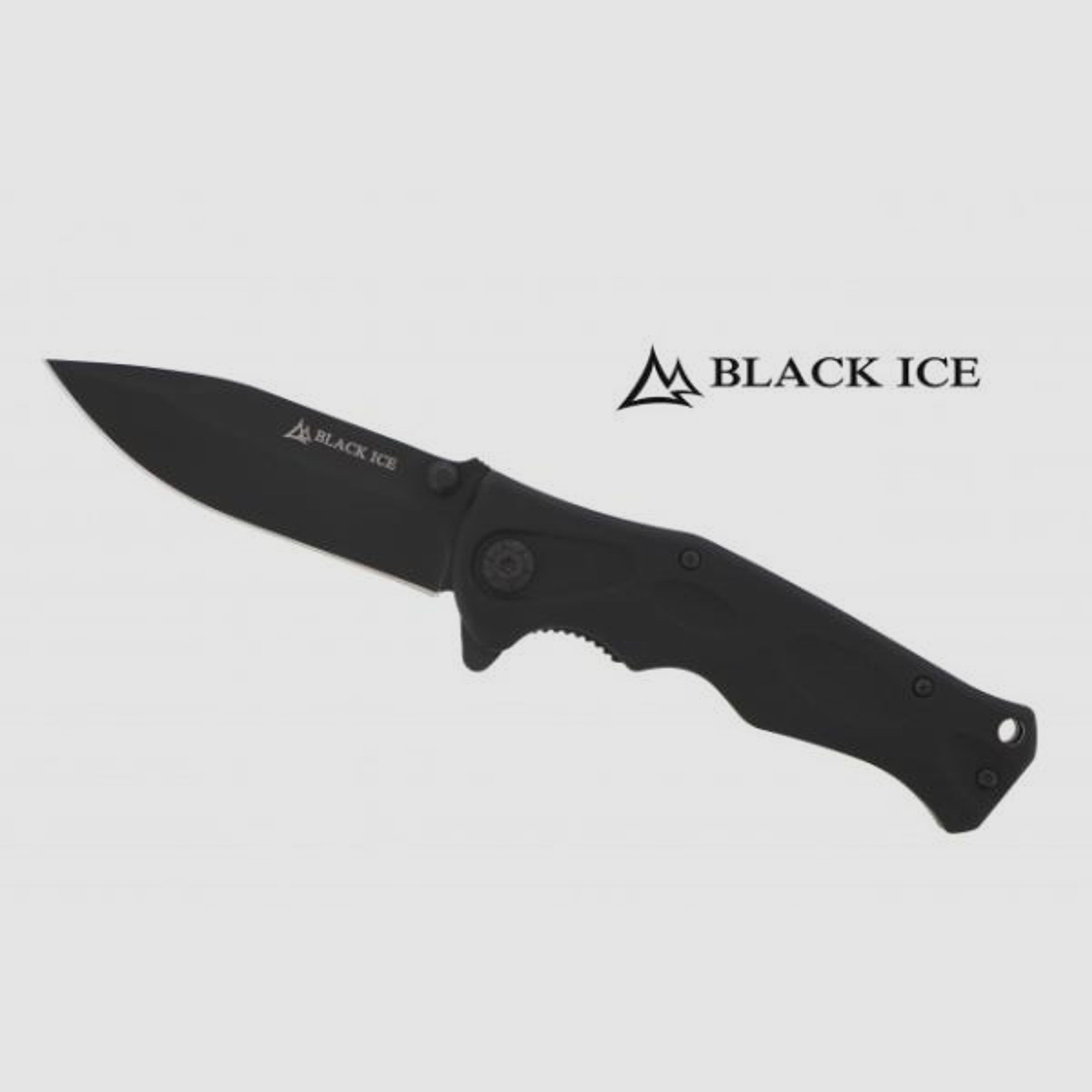 Diverse Einhandmesser BLACK ICE Penta 8,5cm Klinge 420er Stahl
