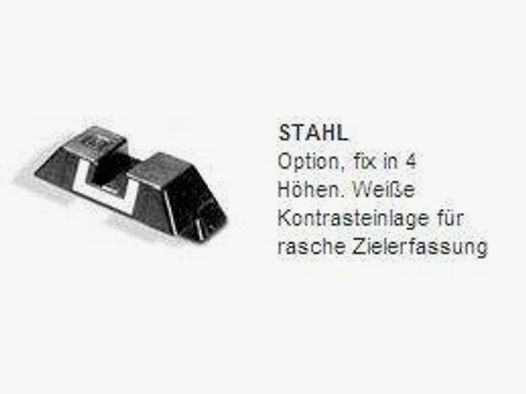 GLOCK Visier f. alle Modelle #15 - Stahl 6,1mm/.24