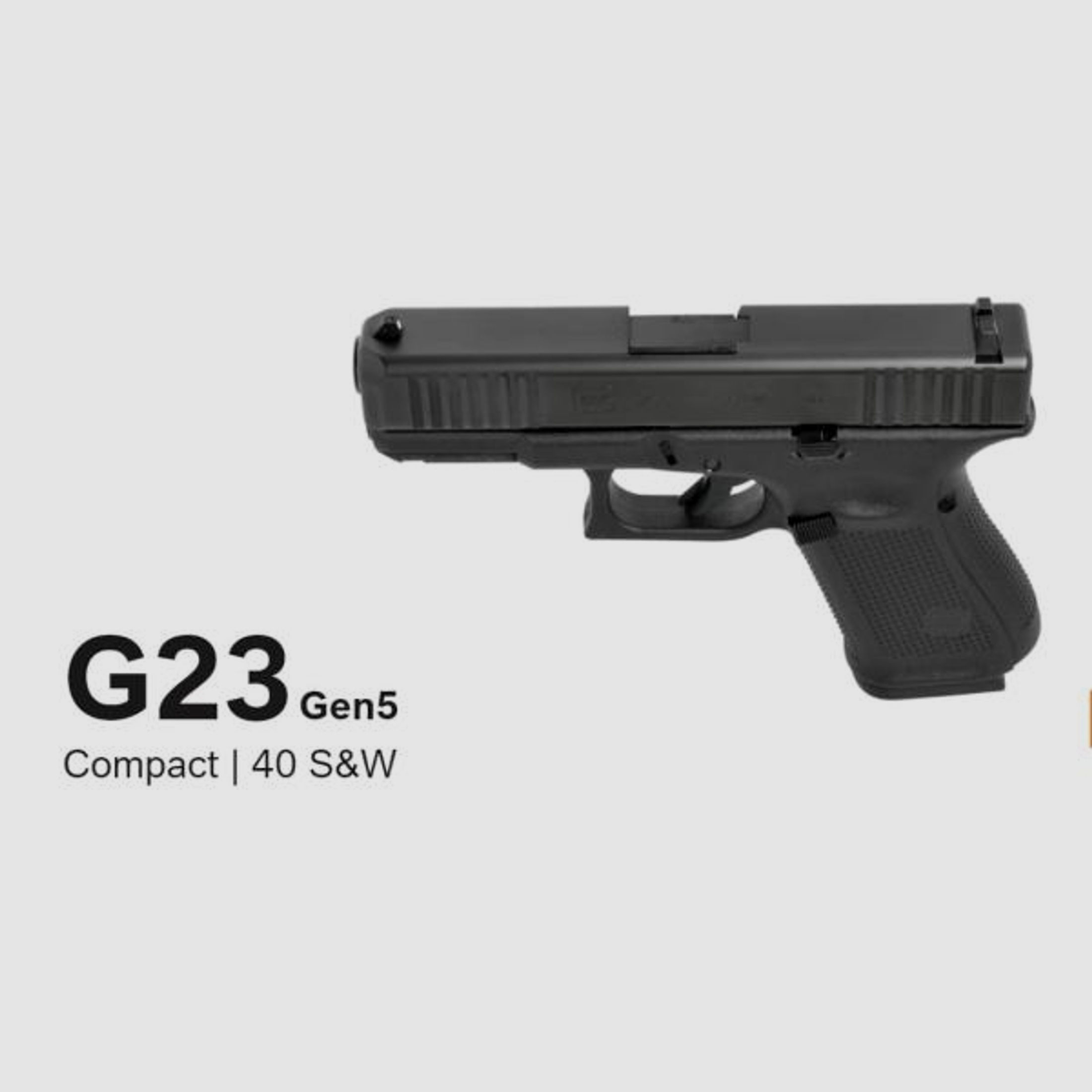 GLOCK Pistole Mod. 23 Gen5 FS .40S&W