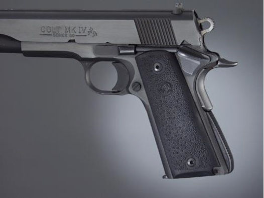 HOGUE Griffschalen f. Colt 1911 mit Palm Swell Panel Style - Soft Rubber