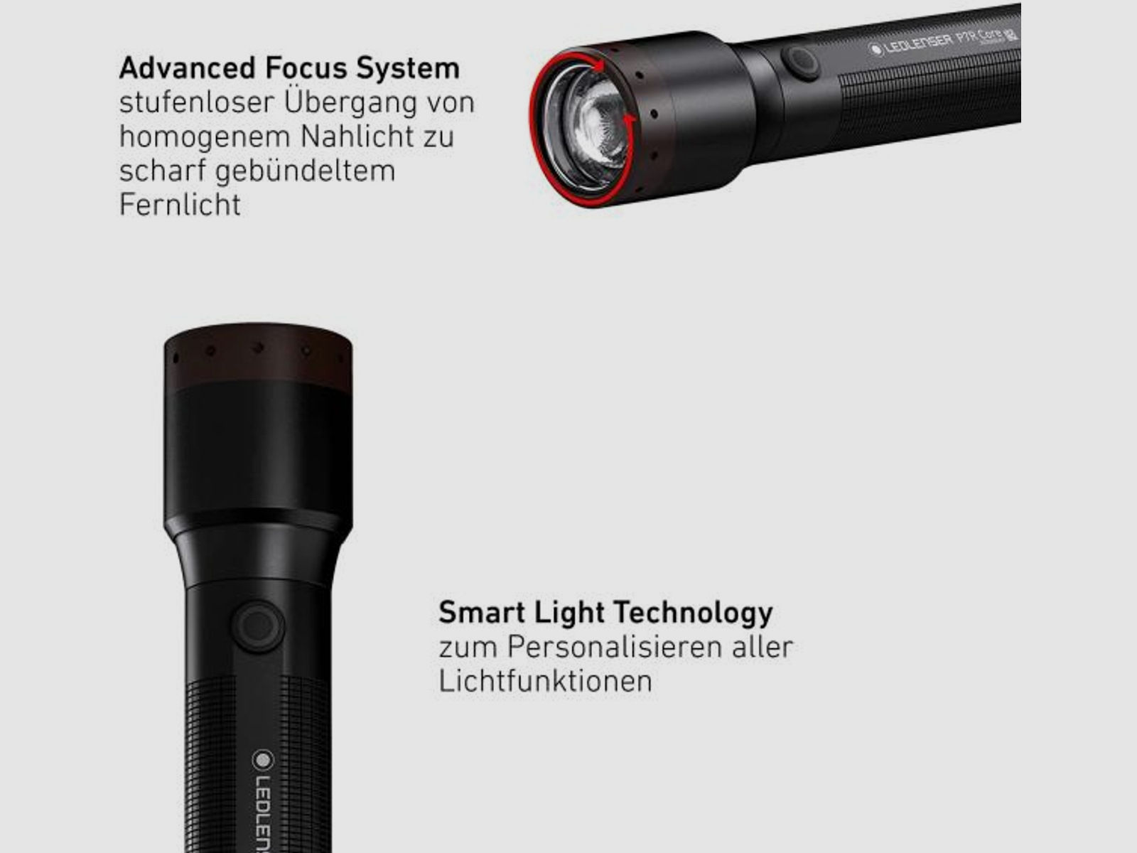 LED LENSER Taschenlampe LED P7R & V8 Stainless Jubiläumsset