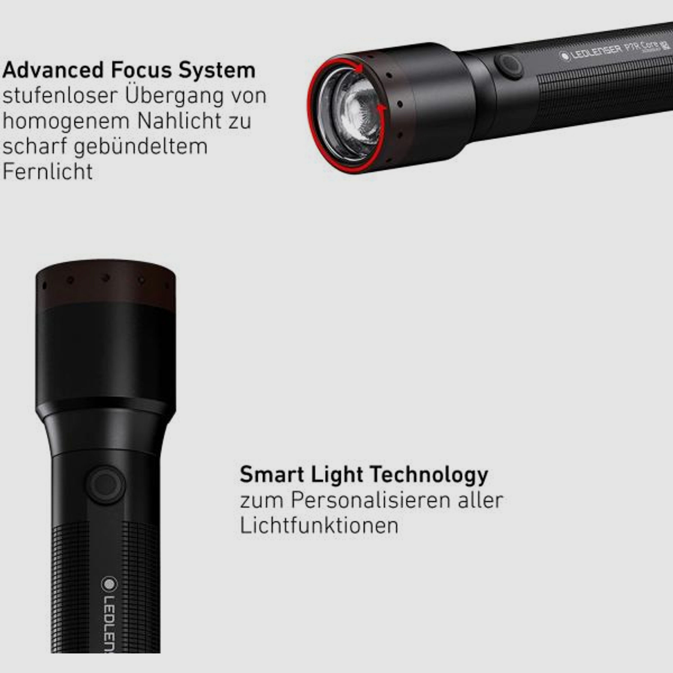 LED LENSER Taschenlampe LED P7R Core 1400 Lumen