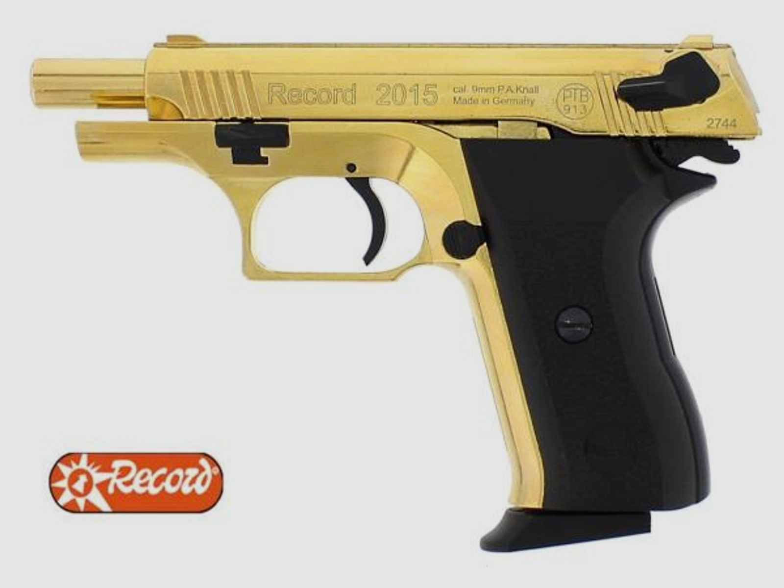 RECORD Gaspistole (SRS) 2015 Gold Kal. 9mm P.A.