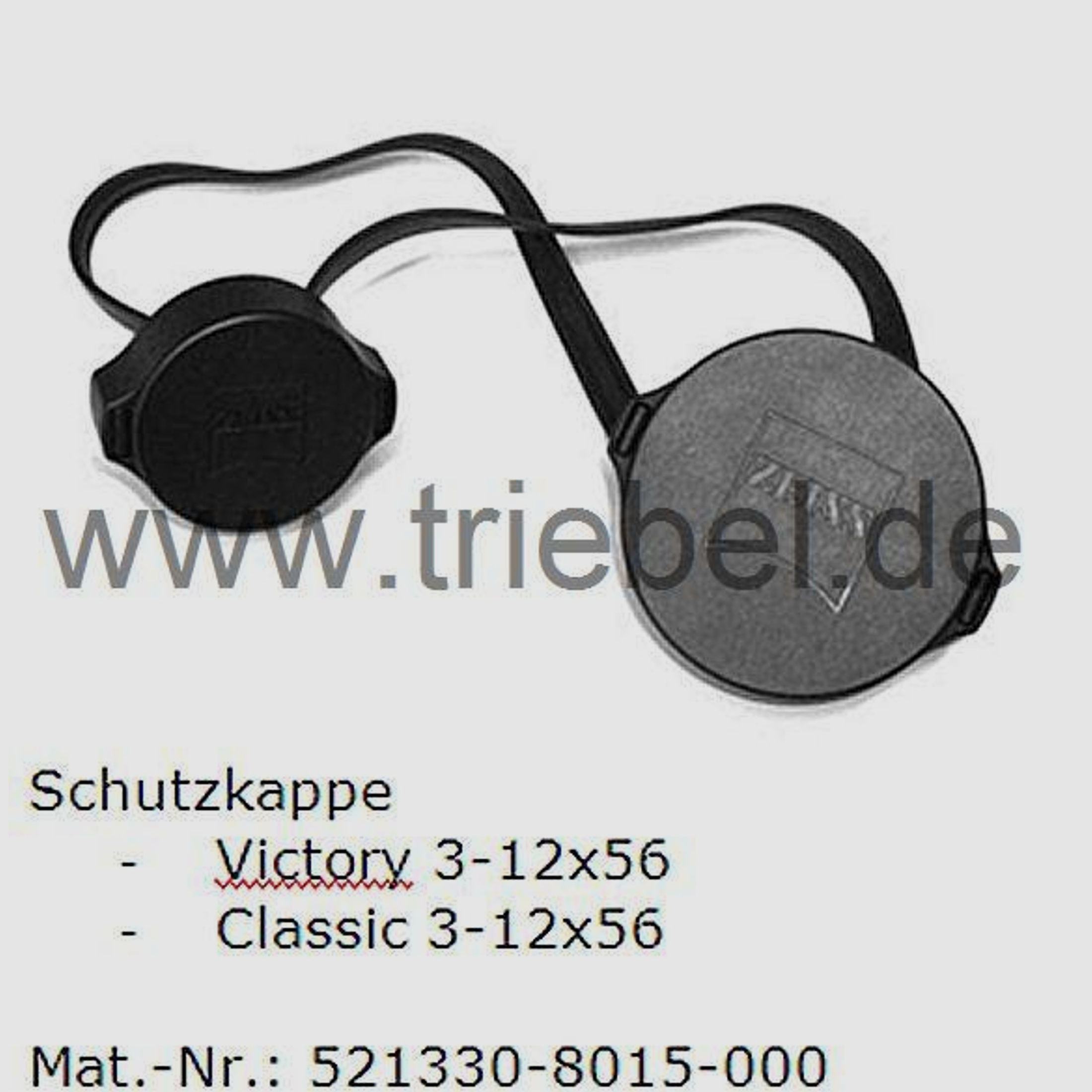 ZEISS Zubehör für Zielfernrohre Schutzkappe 521330-8015 f. Victory&Classic x56