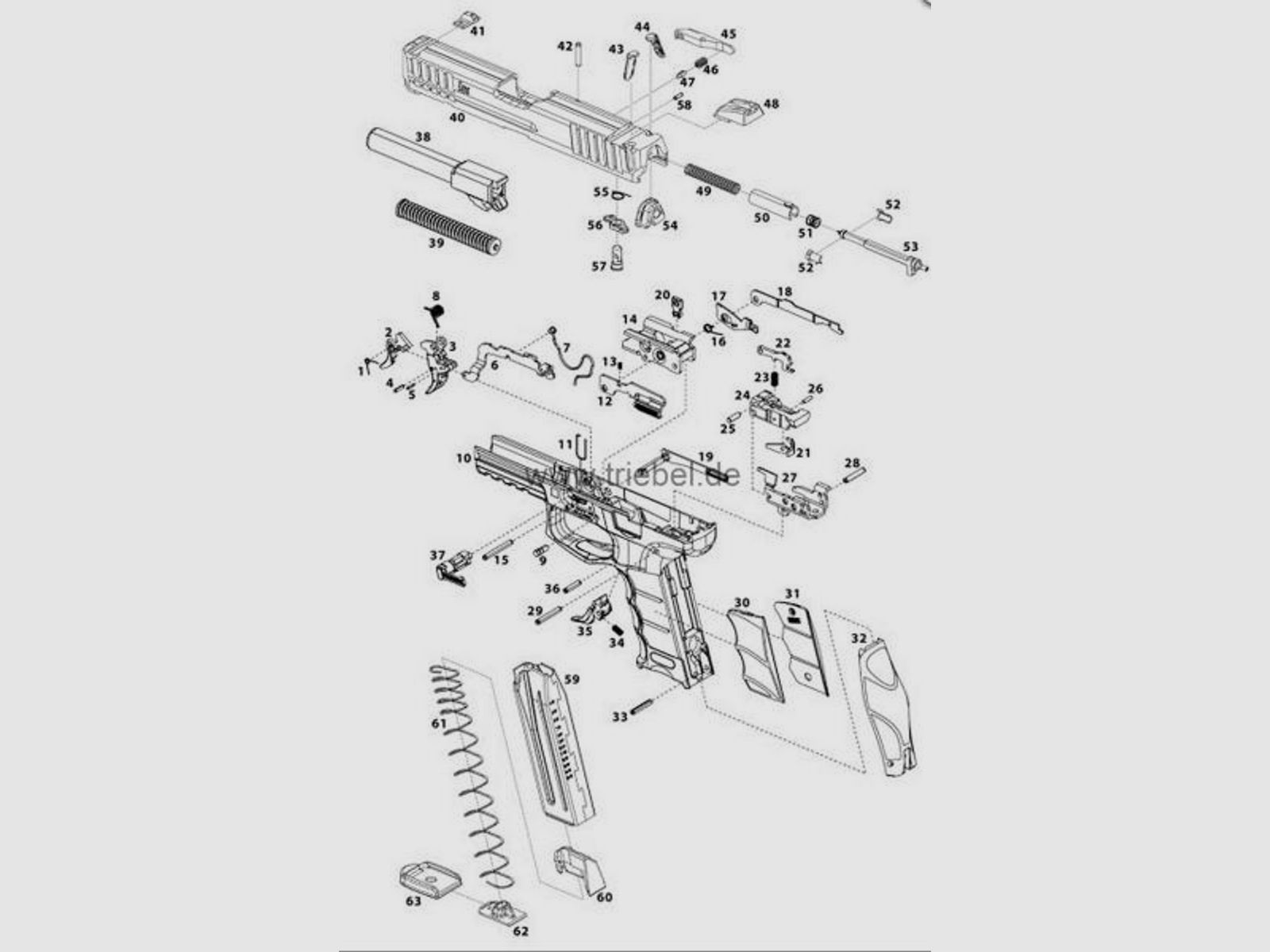 HECKLER & KOCH Pistole Mod. SFP9 9mmLuger