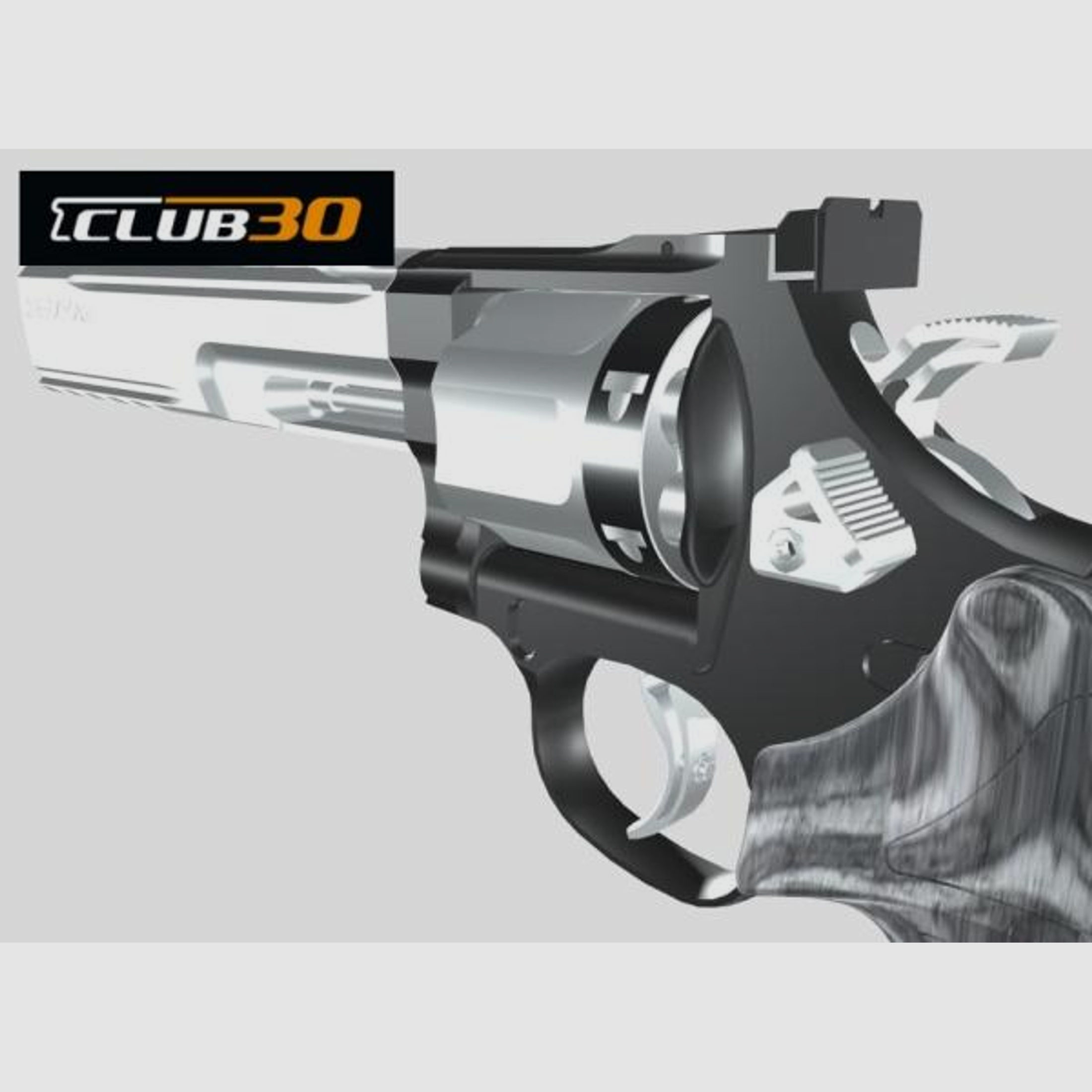 CLUB 30 Tuning/Ersatzteil f. Revolver Trommelschieber S&W u.a. LX,   stainless