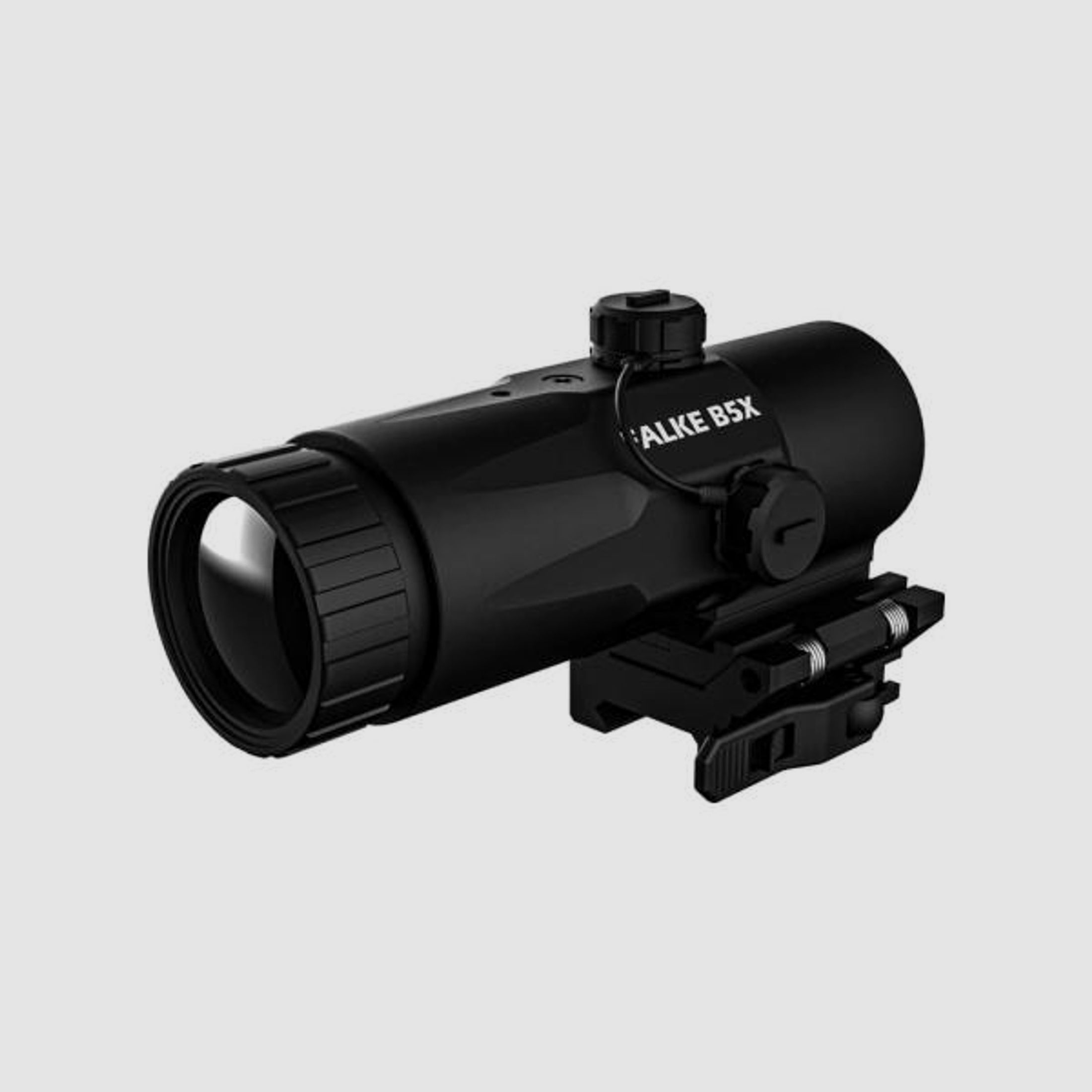 FALKE Optik Leuchtpunktvisier B5xLE Magnifier 5-fach-Booster m. Picatinny-Montage