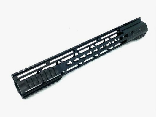 HERA-Arms Schaft Handschutz Keymod Hybrid 15' f. AR15    BLACK