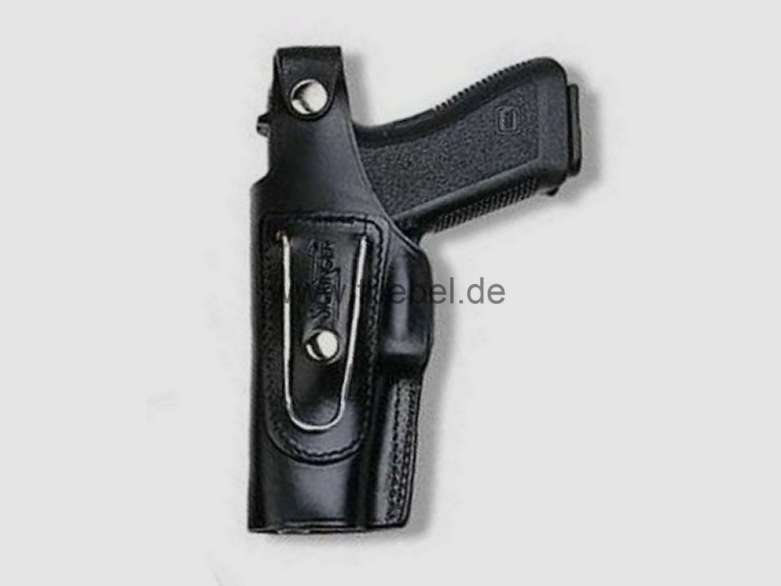 SICKINGER Holster (Leder) f. Glock 26/27/28/33/39 62353 -G-Man schwarz