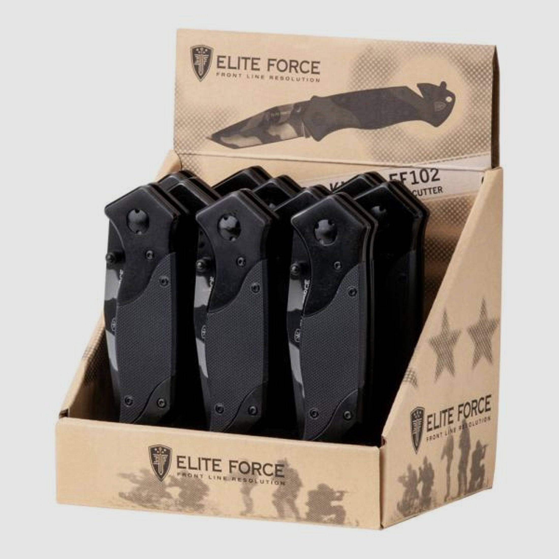 WALTHER Einhandmesser Elite Force 'EF102' Rettungsmesser mit Glasbrecher