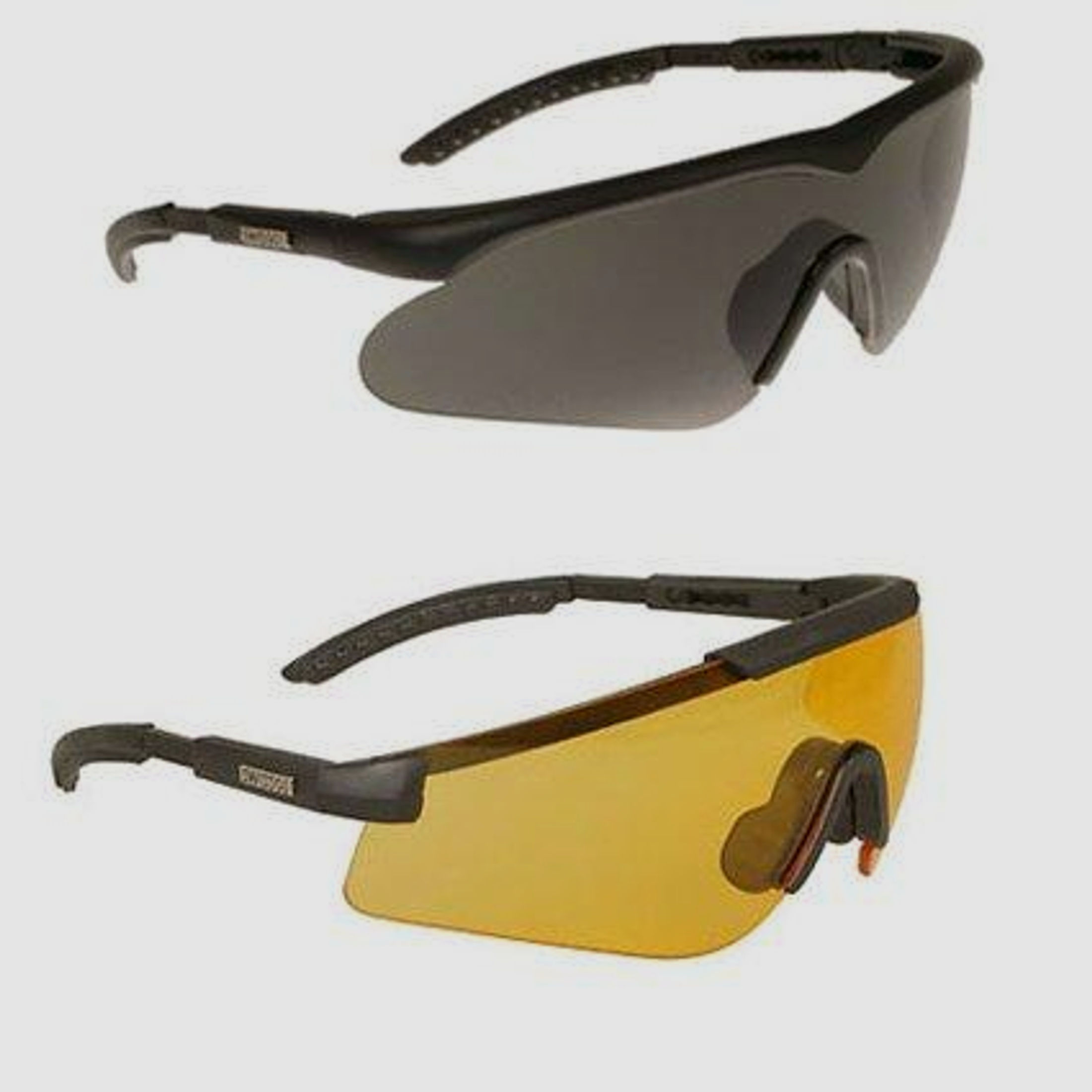 Diverse Schutzbrille SWISS EYE Schießbrille Raptor grau/klar/orange     (BLACK)