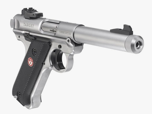RUGER KK-Pistole Mod. Mark IV Target -5,5' sts .22lr -Mündungsgewinde