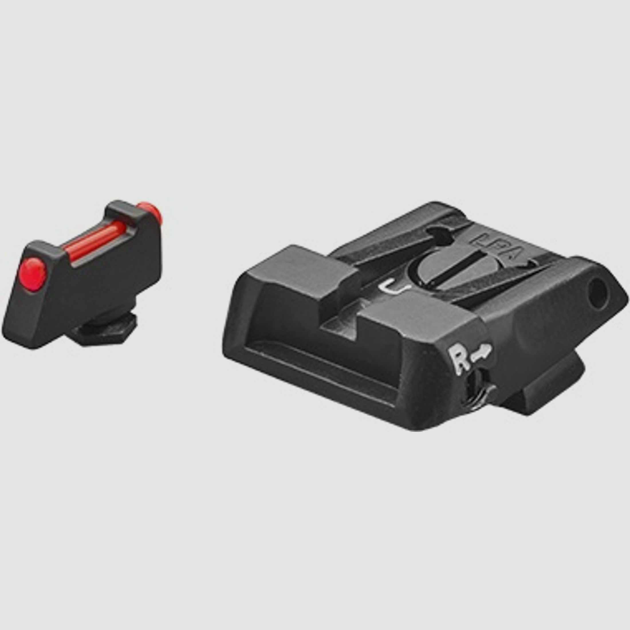 LPA Sights Visier f. Glock 17-41 SPS16GL6F - Fibre Optic/Target