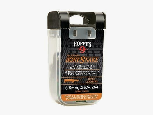 HOPPE'S Reinigungsset/Schnellreiniger Boresnake f. Büchse #18D Kal. 9,3mm/.350-.375 m. Griff