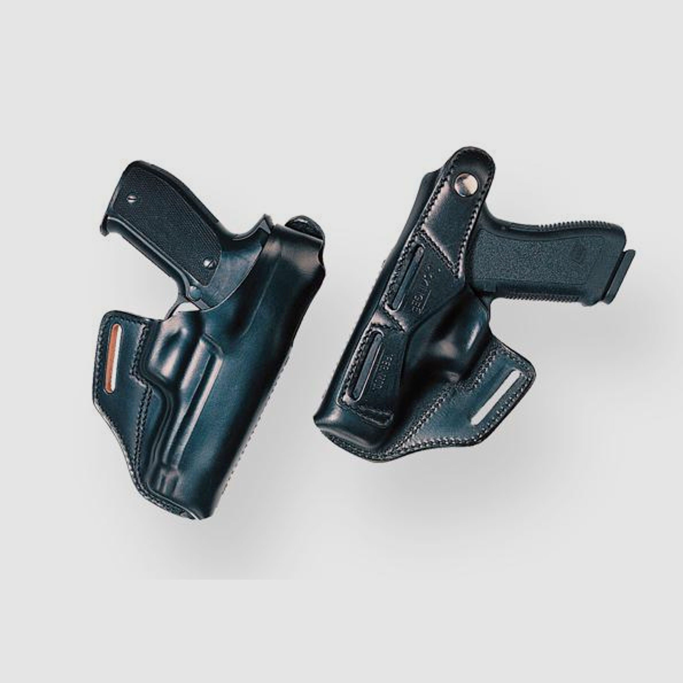 SICKINGER Holster (Leder) f. Glock 20/21, S&W Sigma F 62754  -Belt Master schwarz