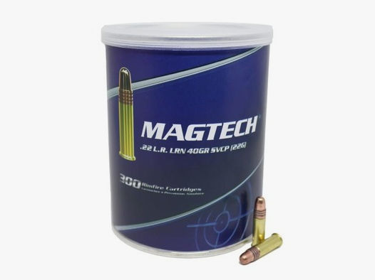 MAGTECH KK-Munition .22lr LRN Copper Plated #22G 300 Stk  2,6g/40grs