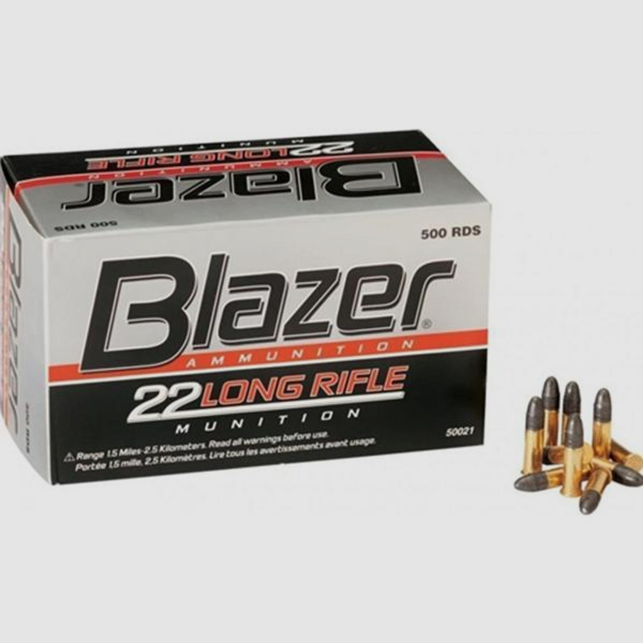 BLAZER KK-Munition .22lr BLAZER HV 500 Stk   2,6g/40grs