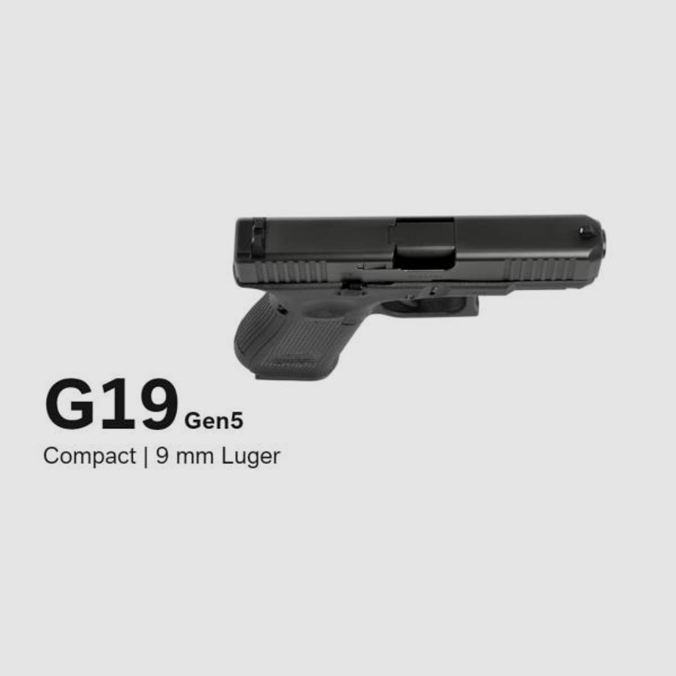 GLOCK Pistole Mod. 19 Gen5 FS 9mmLuger    Kompakt-Modell