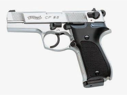 WALTHER CO2 Waffe Pistole CP88 -3,5' Kal. 4,5mm  Nickel